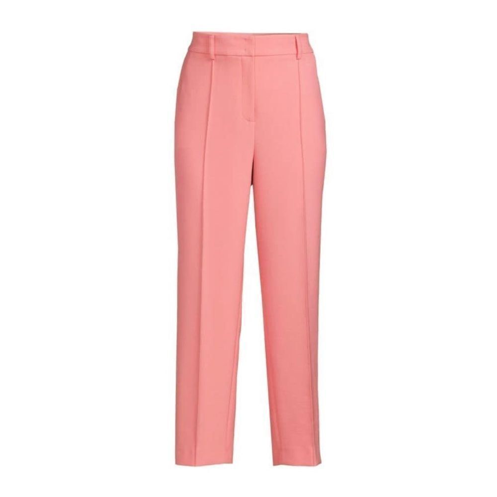 AKRIS PUNTO Pleated Pebble Crepe Ankle Pants size 2